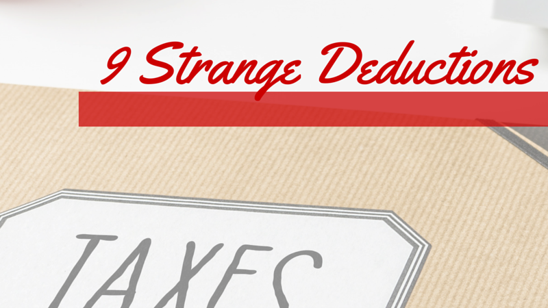 Strange Tax Deductions